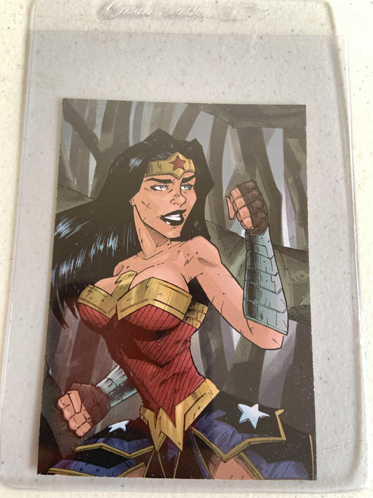 Trading Card Wonder Woman Fan Card Artwork