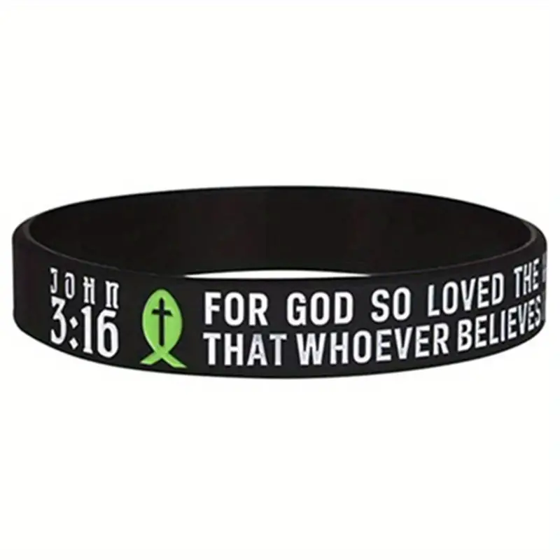 Heavenly Verses: Silicone Bracelets for Children and Teens