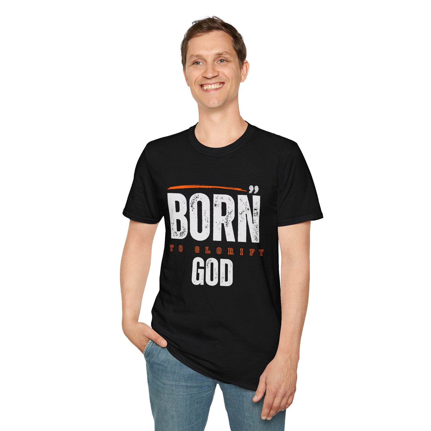 Born to Glorify God Unisex Soft Style T-Shirt