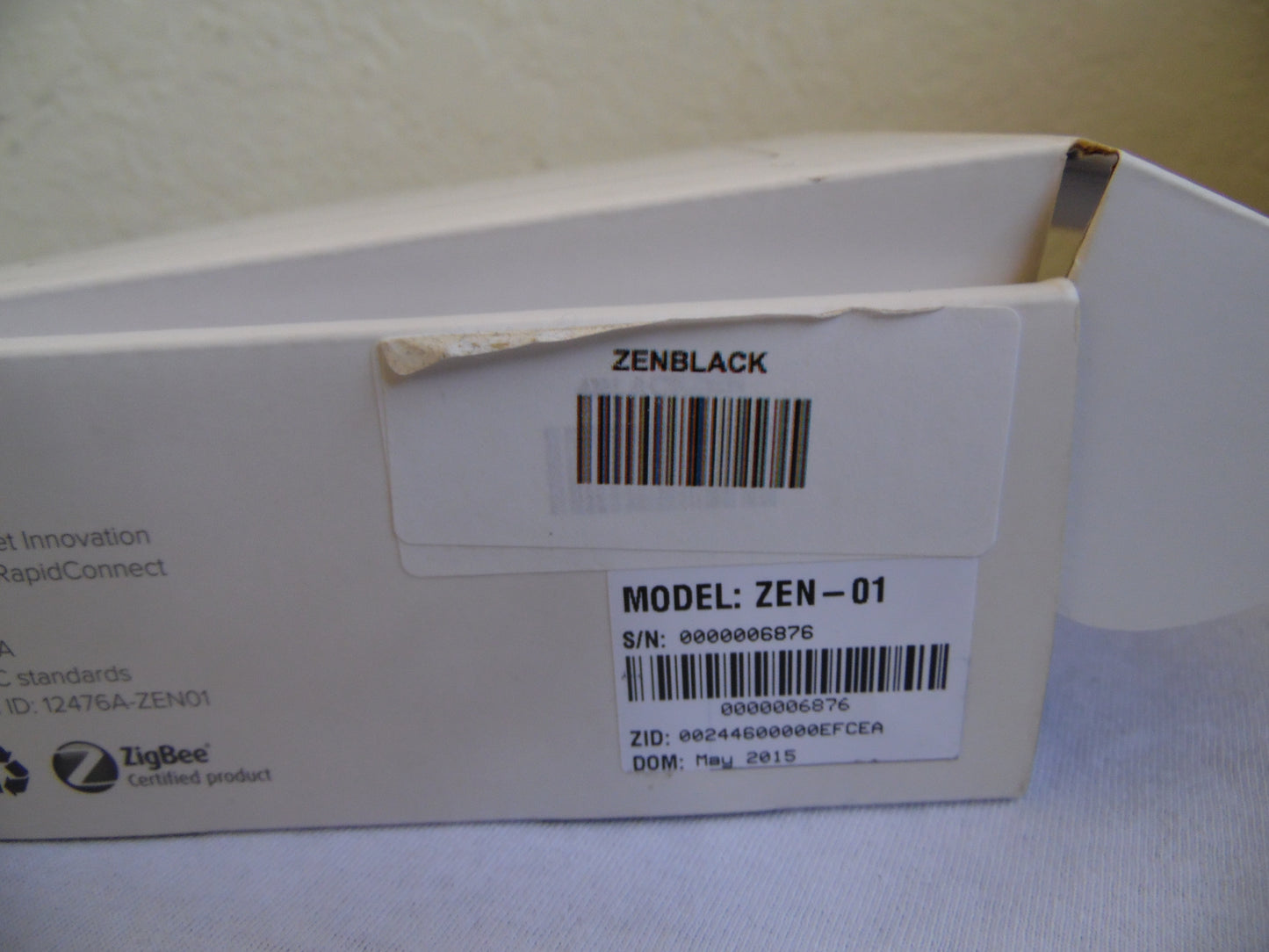 Zen Thermostat Model # Zen-01 Black Open Box