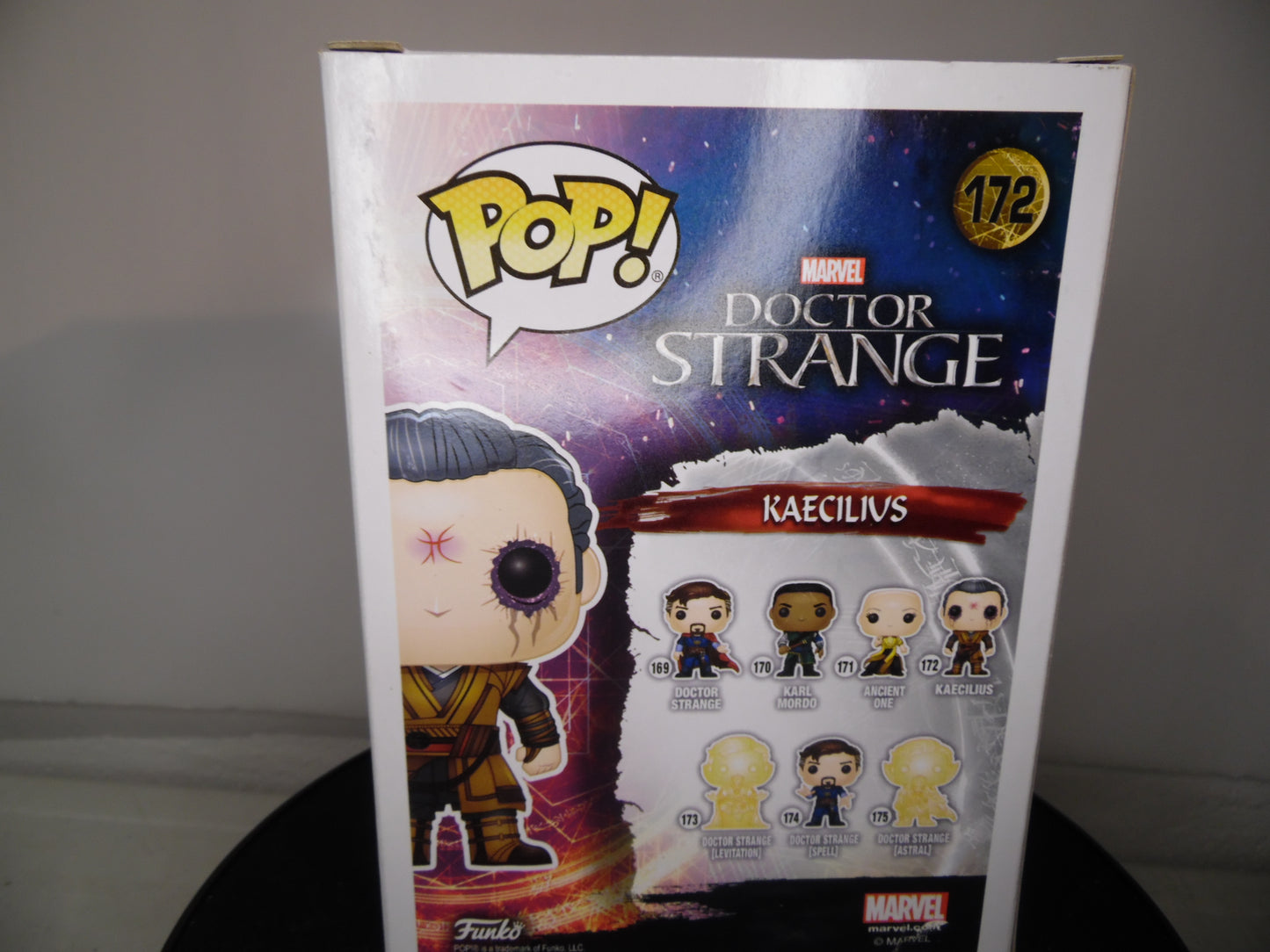 "Sorcerous Salvage: Funko Pop Marvel Doctor Strange Kaecilius #172 - Box Slightly Damaged"