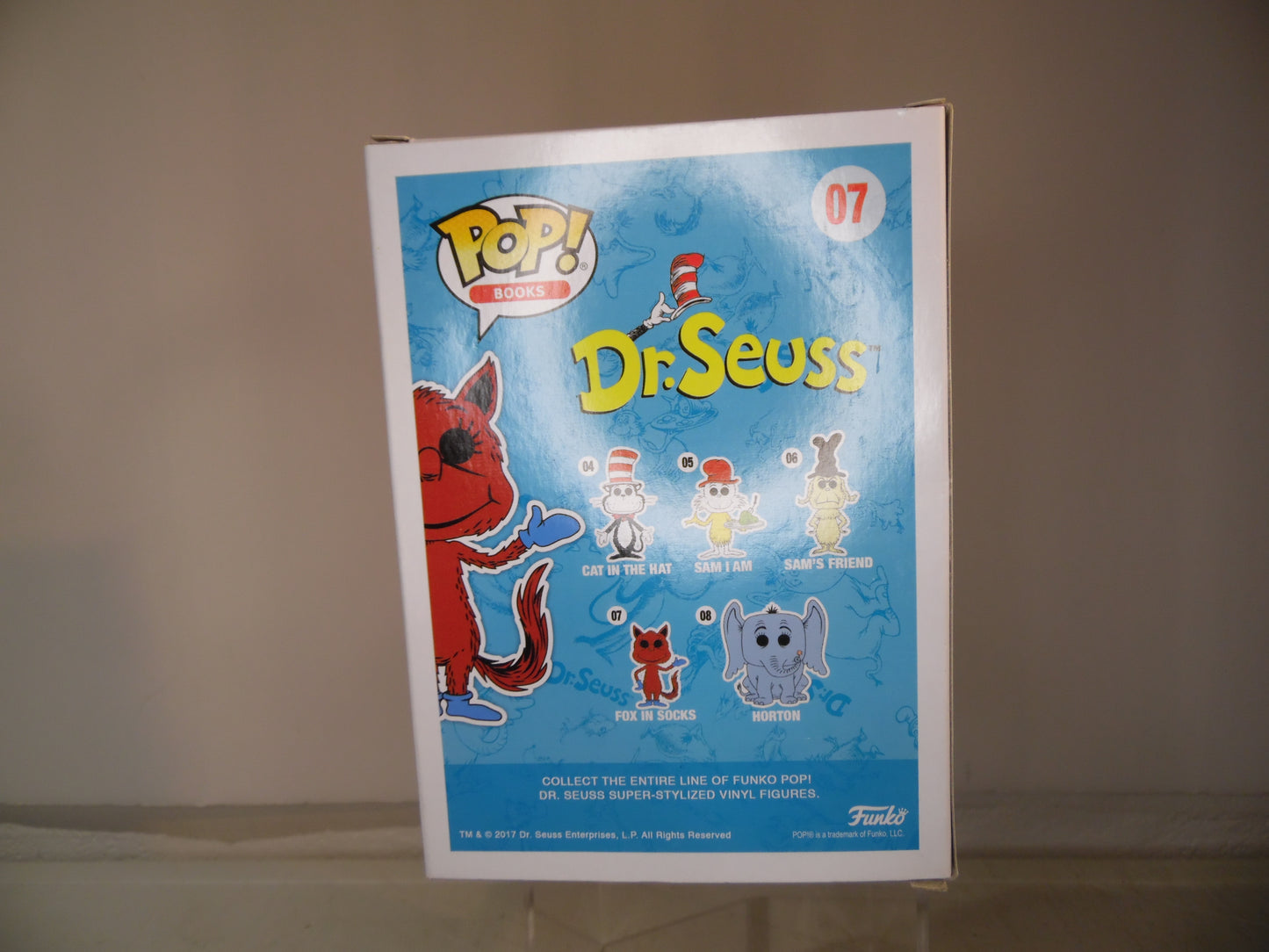 Whimsical Wonders: Funko Pop Books - Dr. Seuss Fox in Sox