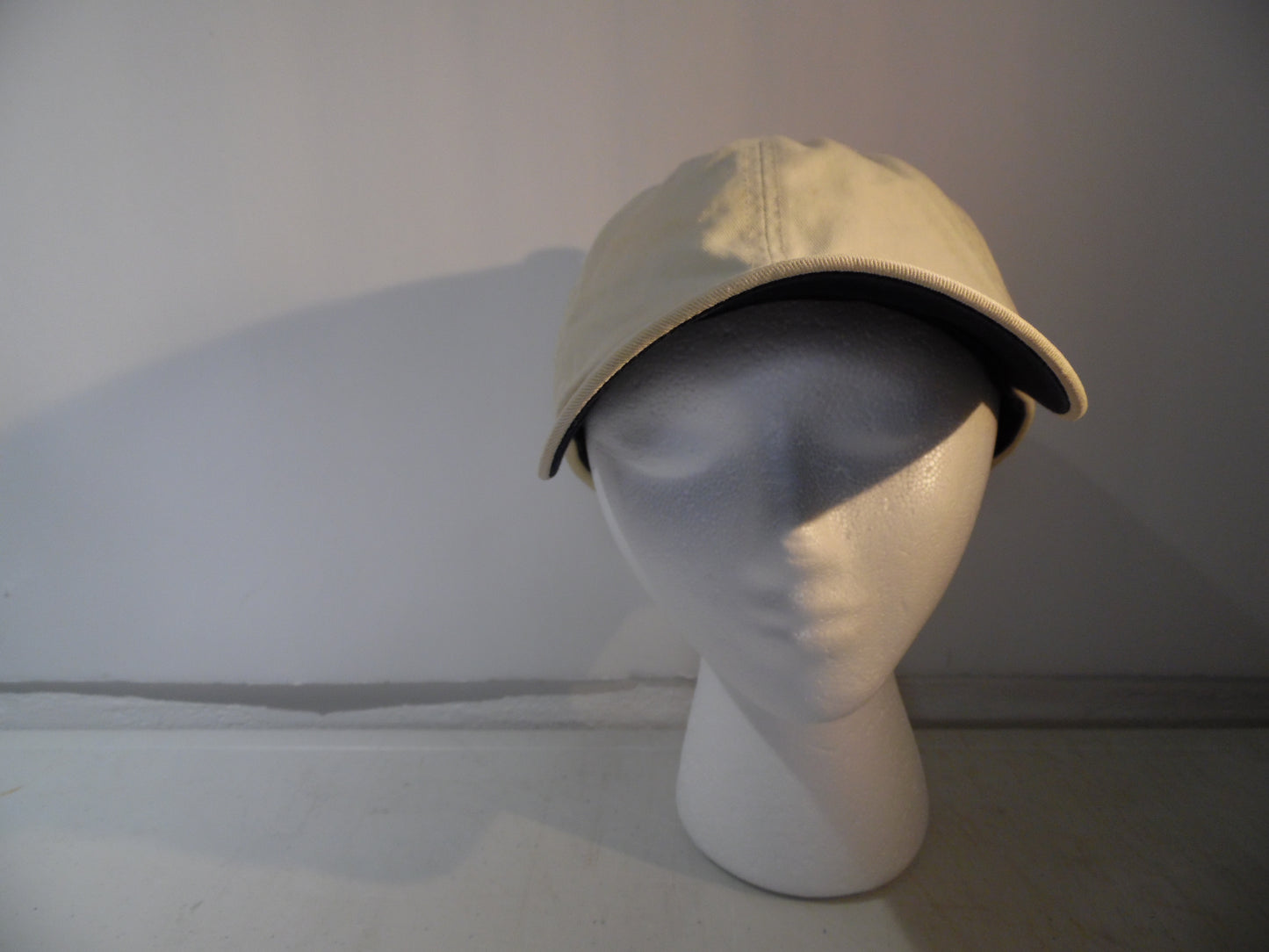 Van Heusen Vintage Cotton Baseball Caps Unstructured Low Profile Adjustable Beige Dad Hat