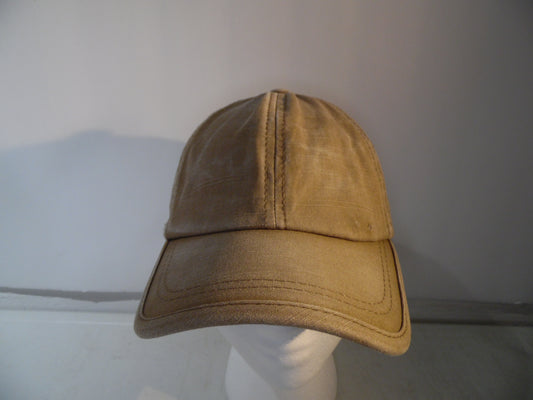Cotton Washed Solid Brown Yellowish  Style Baseball Unbranded Ball Cap Hat Dad