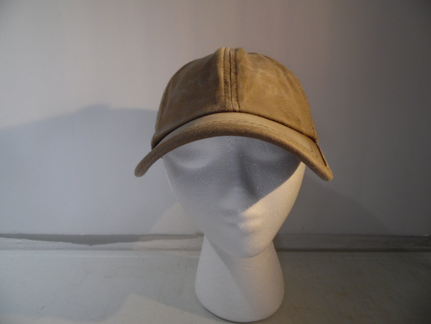 Cotton Washed Solid Brown Yellowish  Style Baseball Unbranded Ball Cap Hat Dad