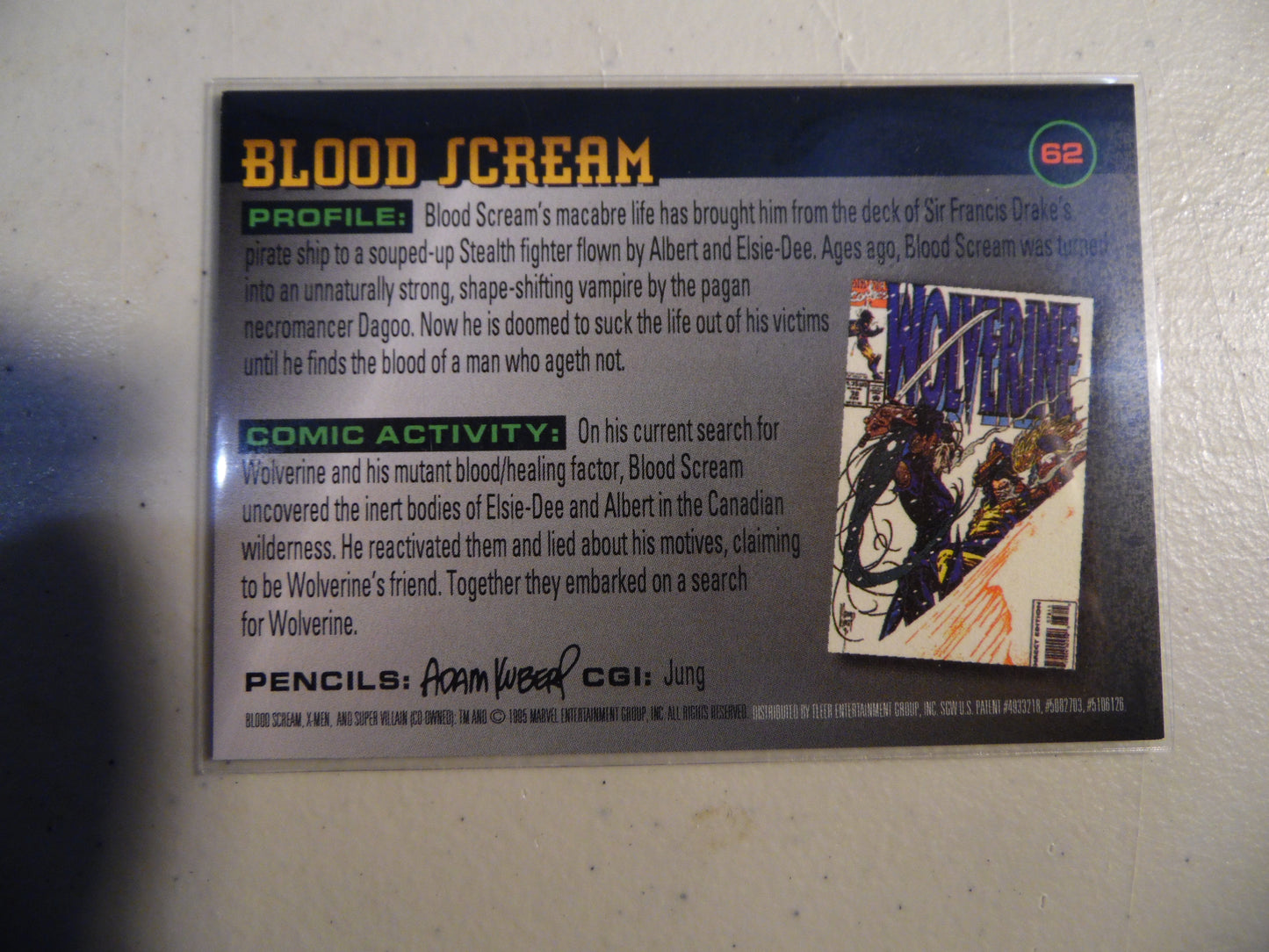 Vintage 1996 Fleer X-Men Super-Villains Lot of 5 Cards