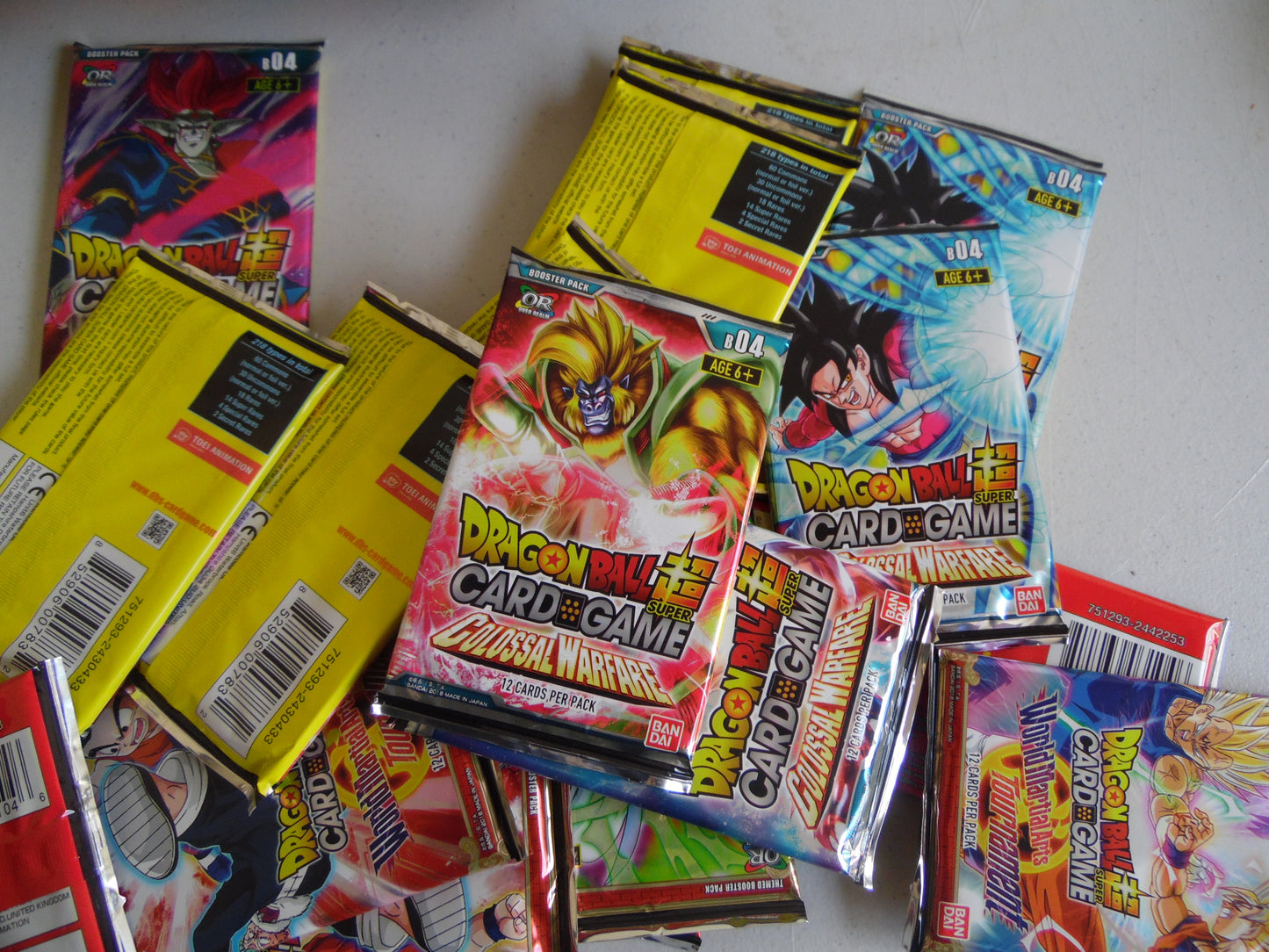 Dragon Ball Super Draft 03 Booster Card Game Sealed Individual Single Packs 12 Cards Per Packs