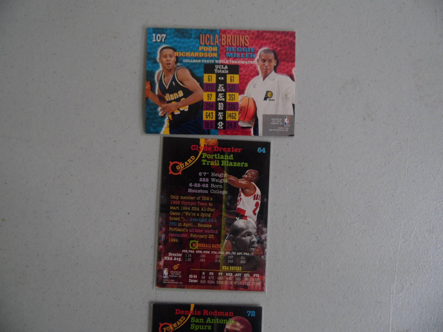 Vintage 1994-95 Topps Stadium Club Sports Cards