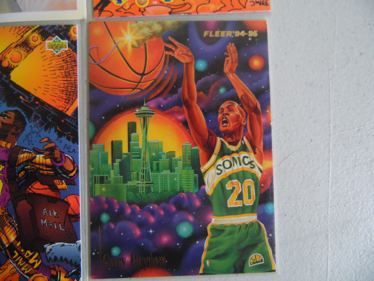 Vintage 1992-94 Upper Deck/Fleer Artwork Sports Card
