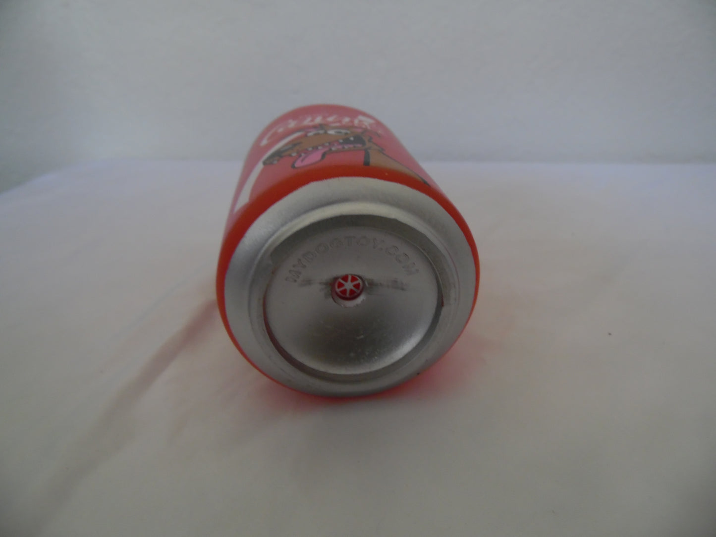 Silly Squeaky Soda Can Dog Toy 100% Vinyl. Made Durable & Strong. Novelty Play Toy &Floats (Canine Cola)