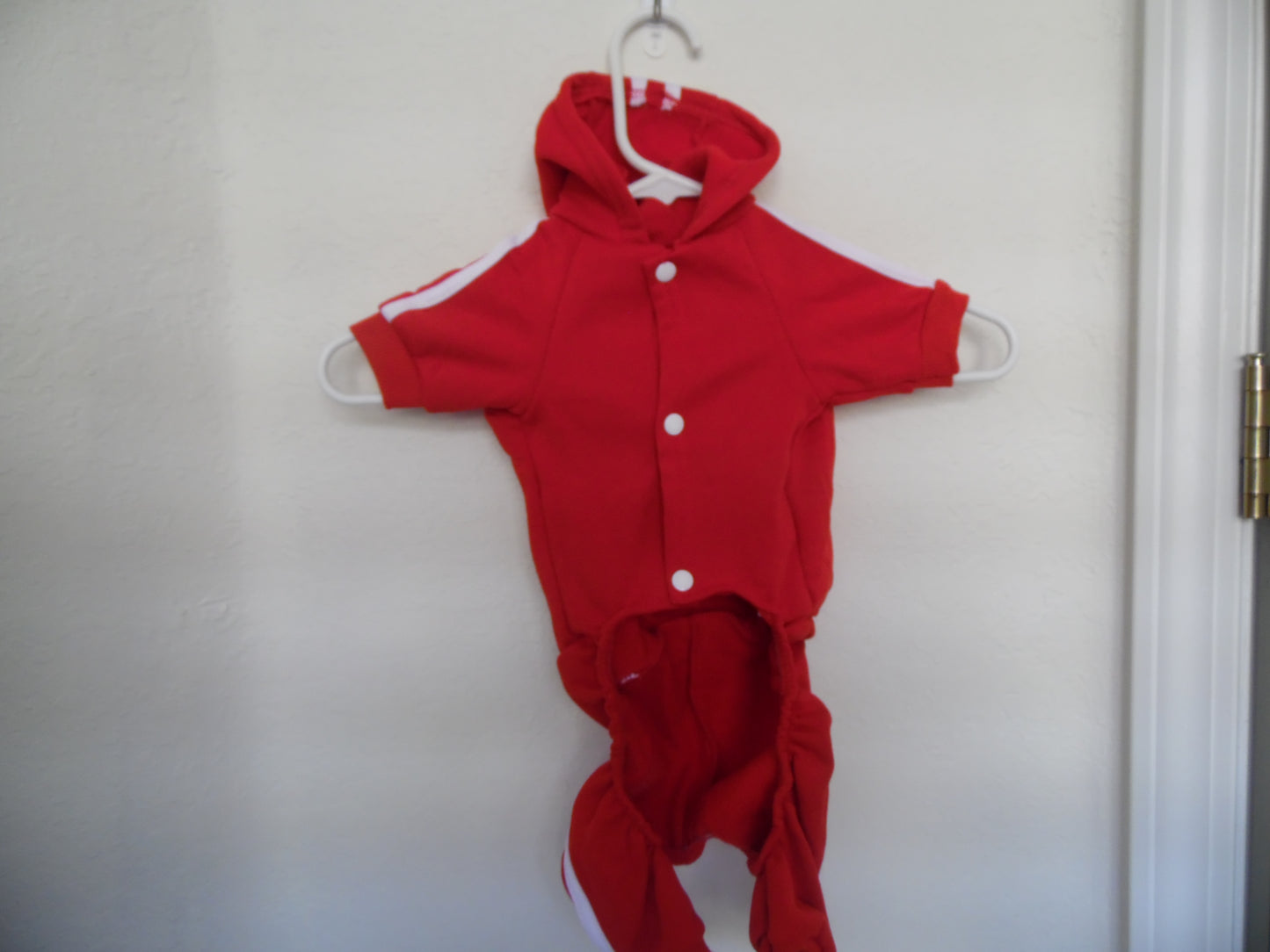 Red Dog Tracksuit Hoodie Soft & Warm Cotton Fabric XL