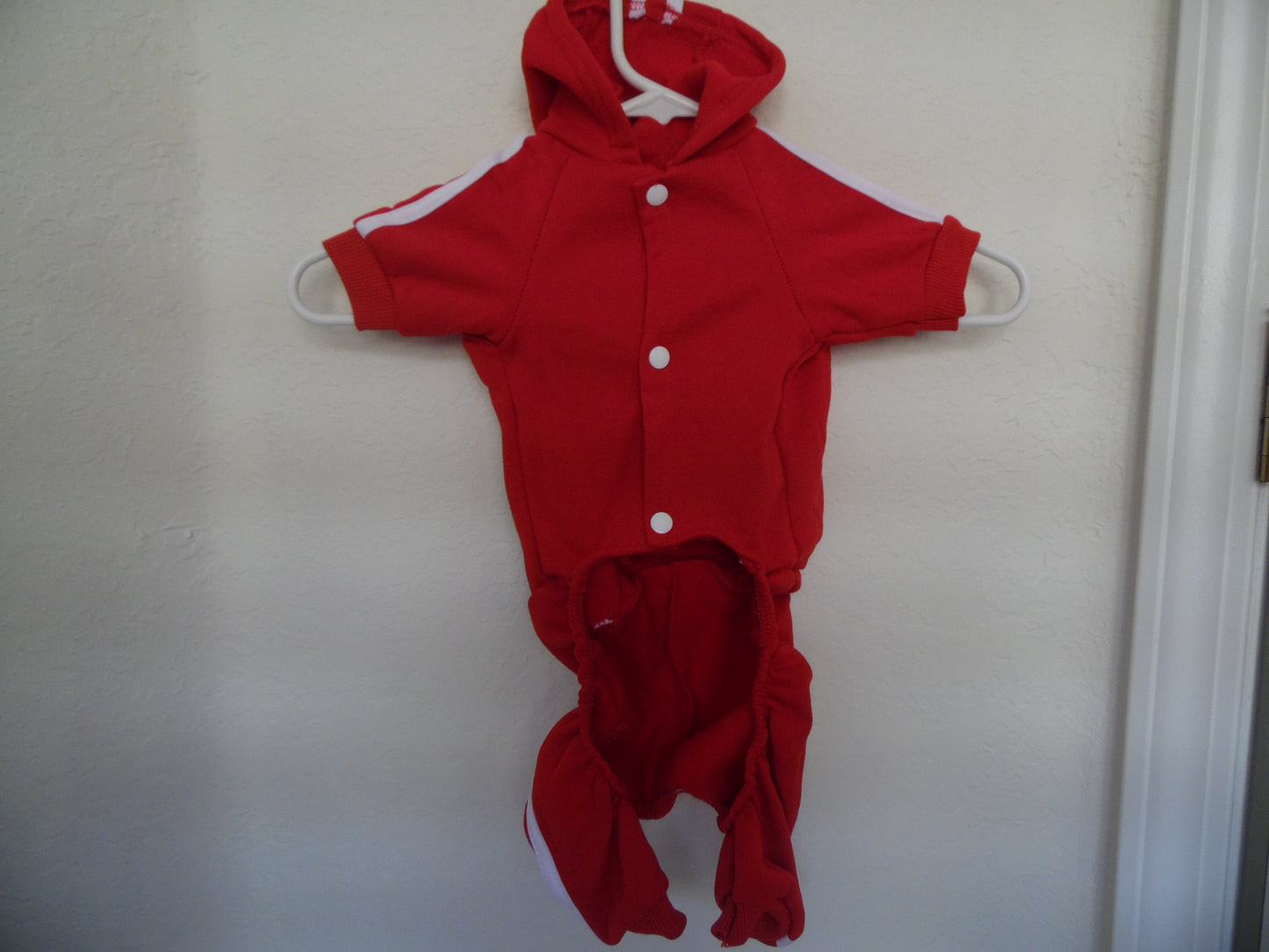 Red Dog Tracksuit Hoodie Soft & Warm Cotton Fabric XL