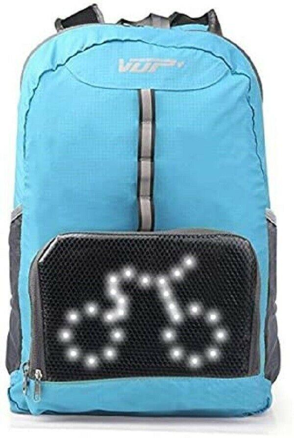 VUP Cycling Backpack with LED Signal Light Wireless Remote Controlled