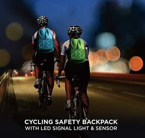 VUP Cycling Backpack with LED Signal Light Wireless Remote Controlled