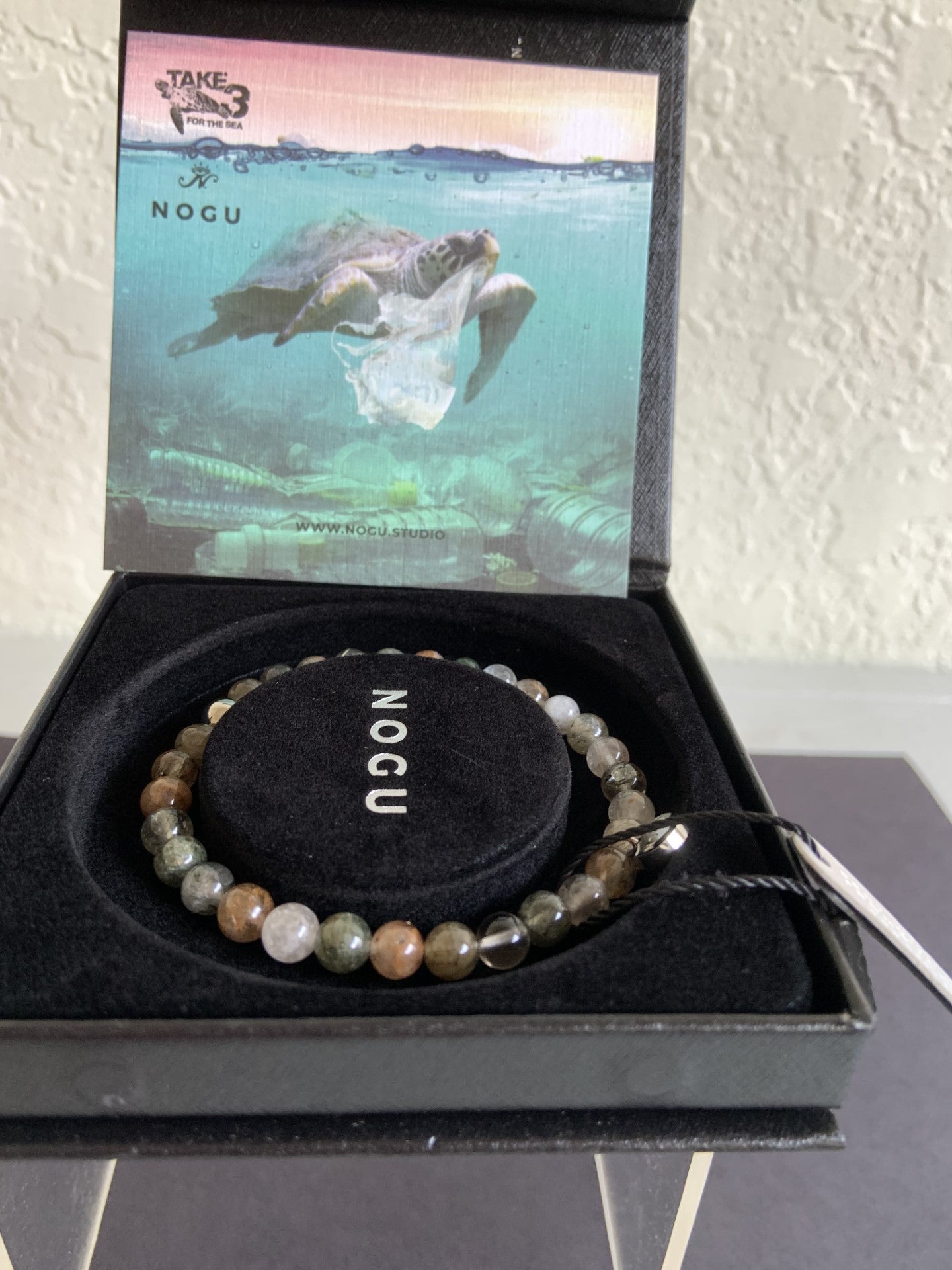 NOGU Chestnut Quartz Gemstone Bead Bracelet