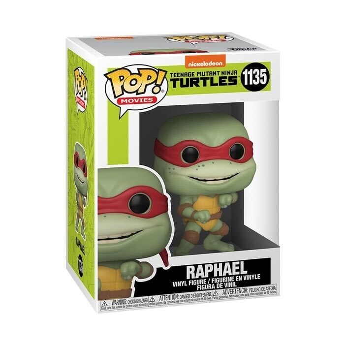Mint Funko Pop! Teenage Mutant Ninja Turtles 2 Raphael (1135) w/ Protector