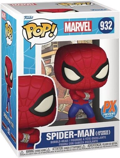Funko Pop! Spider-Man Japanese TV Series #932 PX Previews Exclusive