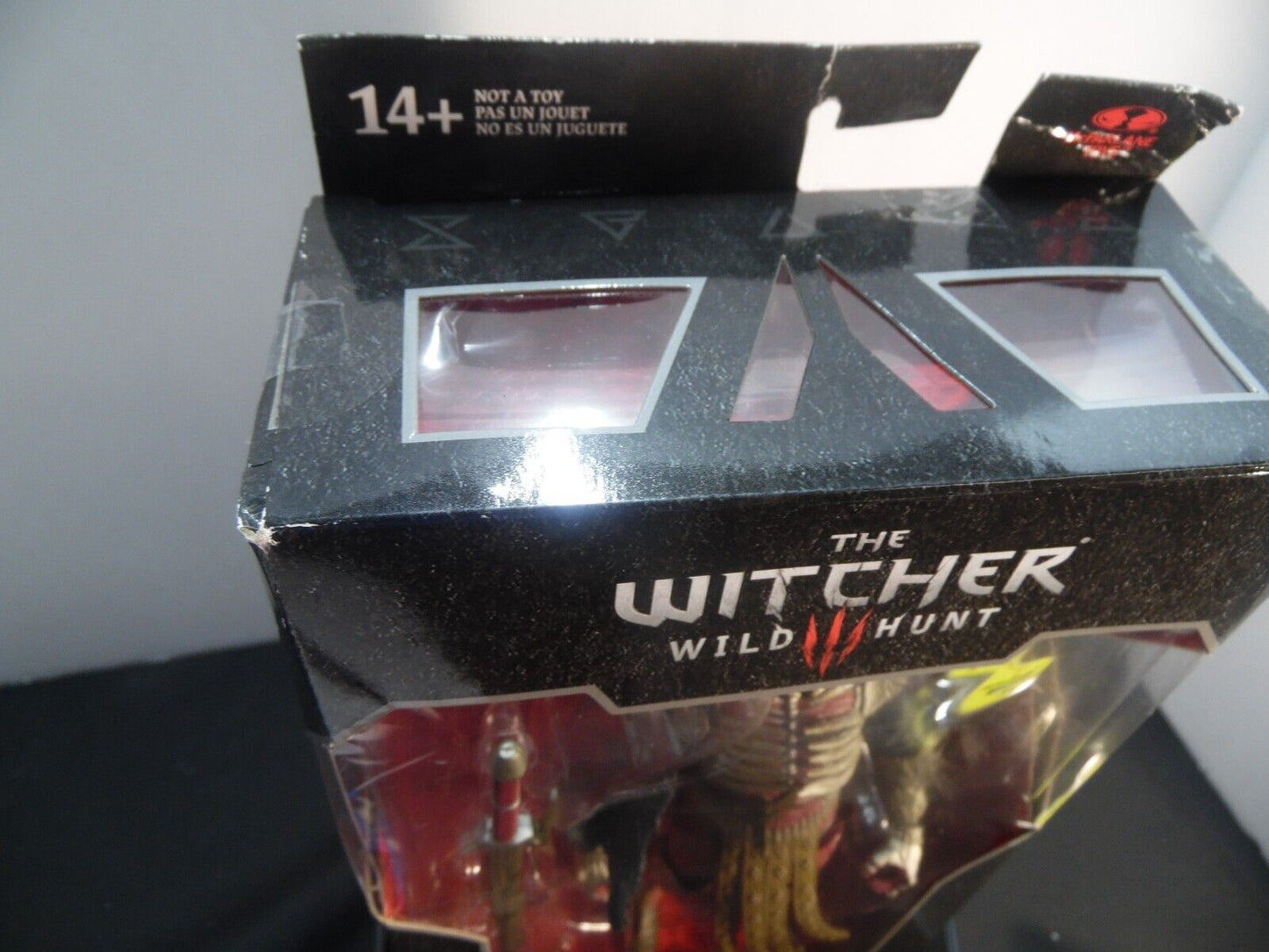 The Witcher 7" Wild Hunt Action Figure EREDIN BREACC GLAS Damaged Box