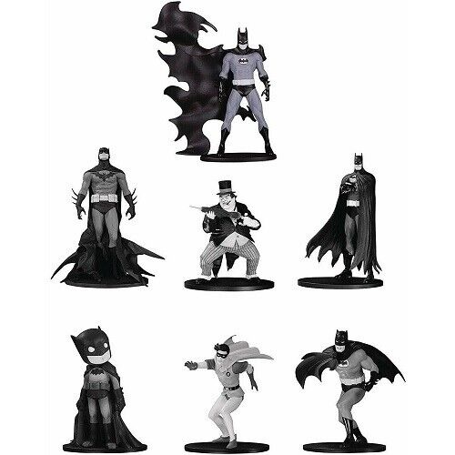DC Comics Batman Black & White 7- Pack Mini Figure Set 4