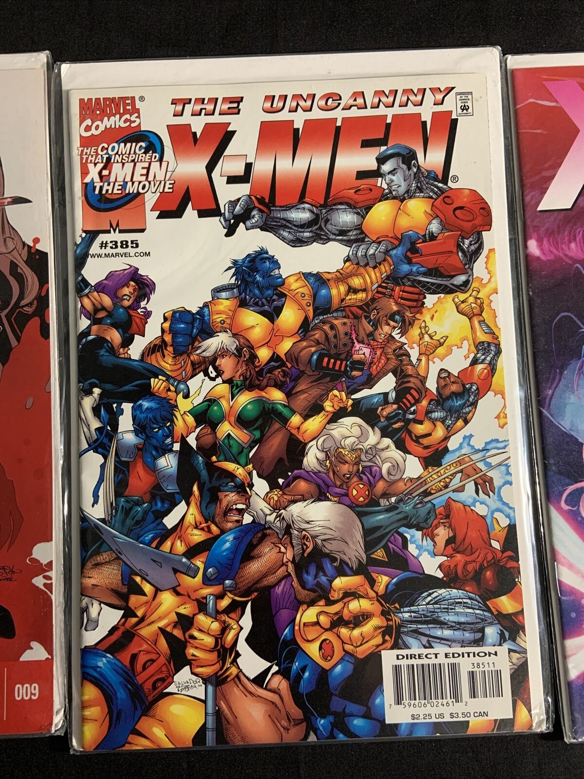 Uncanny X-Men #385 Xtreme- Men #7 Marvel Modern Age Comic Book Lot of 3 (lot 2)