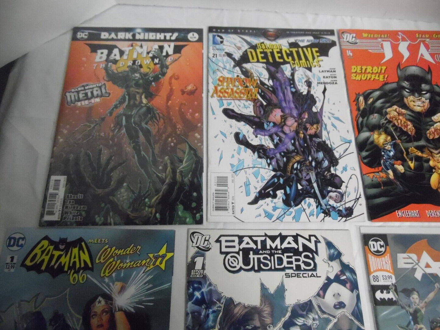 LOT OF 6 DC Comics  BATMAN  From 2006-2018 Issues 88,14,1,21,1,1 Lot 2
