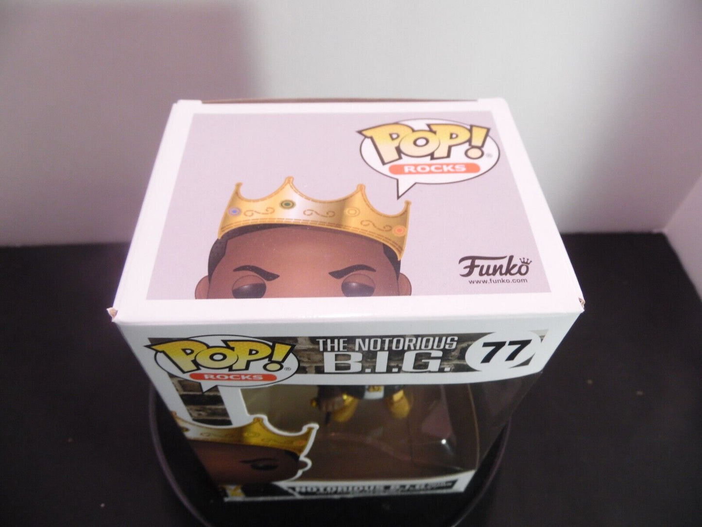 Funko Pop! Rocks Notorious B.I.G With Crown BIG #77 Vinyl Figure
