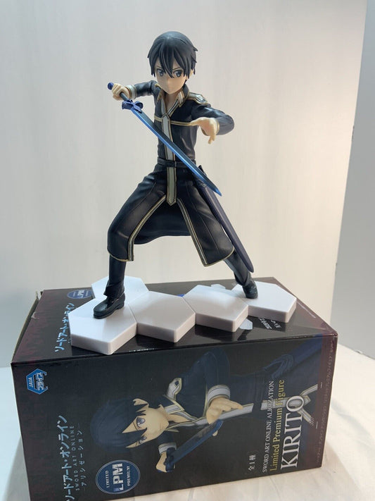 Sword Art Online Kirito Kirigaya Kazuto Limited Premium Figure 8” Sega