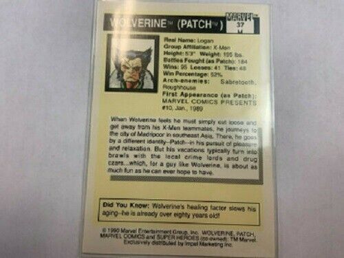 1990 Impel Marvel Universe Trading Card Set Series 1 - Lot of 6 Key Cards